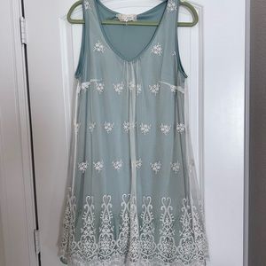 Summer mint green size L dress